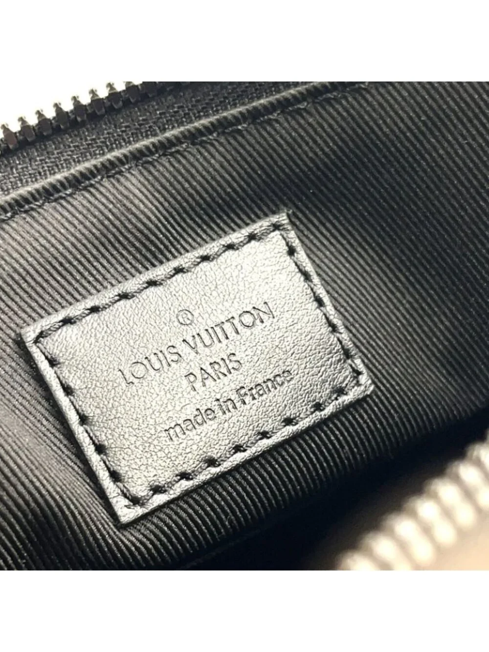 Louis Vuitton Pochette Soir XL Canvas Black Shoulder Bag